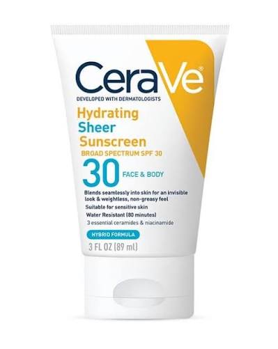Hydrating Sheer Sunscreen